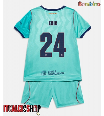 Barcelona Eric Garcia #24 Terza Maglia Bambino 2026-27 Manica Corta (+ Pantaloni corti)